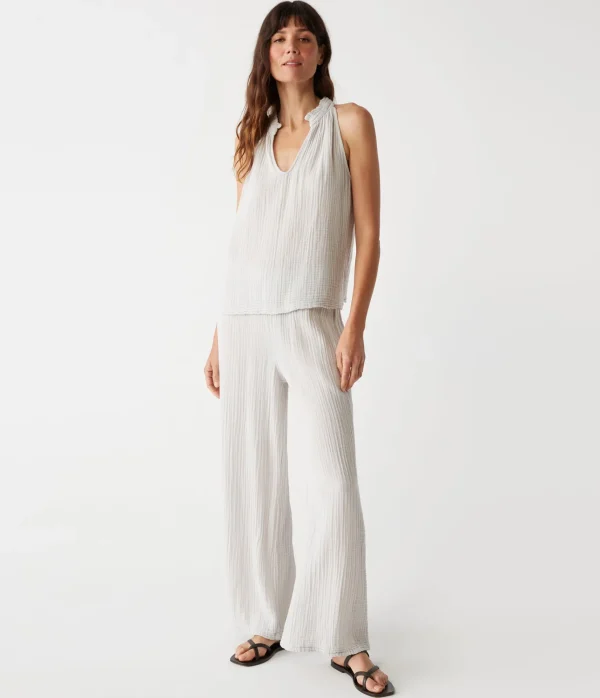 Michael Stars Viola Gauze Tank- Tops, Blouses & Shirts