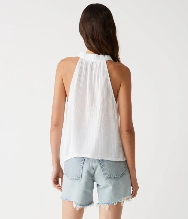 Michael Stars Viola Gauze Tank- Tops, Blouses & Shirts