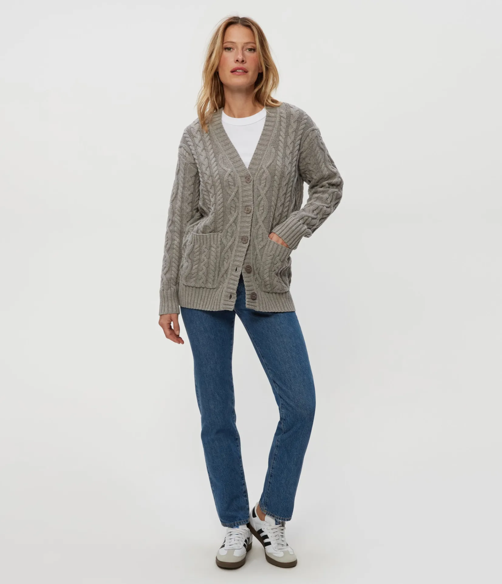 walsh_cable_knit_cardigan_4.webp Michael Stars Walsh Cable Knit Cardigan- Sweaters & Cardigans