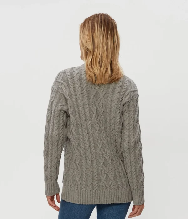 Michael Stars Walsh Cable Knit Cardigan- Sweaters & Cardigans