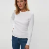 Michael Stars Willa Thermal Tee- T-Shirts | Loungewear
