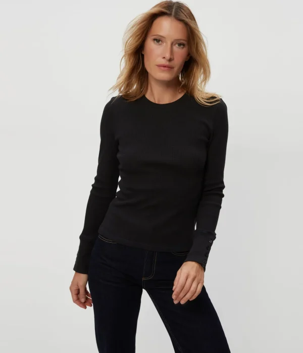 Michael Stars Willa Thermal Tee- T-Shirts | Loungewear