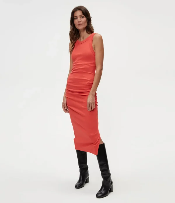 Michael Stars Wren Ribbed Midi Dress- Dresses | Midi Dresses