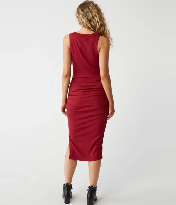 Michael Stars Wren Ribbed Midi Dress- Dresses | Midi Dresses