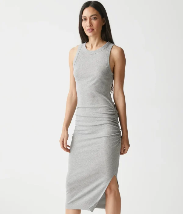Michael Stars Wren Ribbed Midi Dress- Dresses | Midi Dresses
