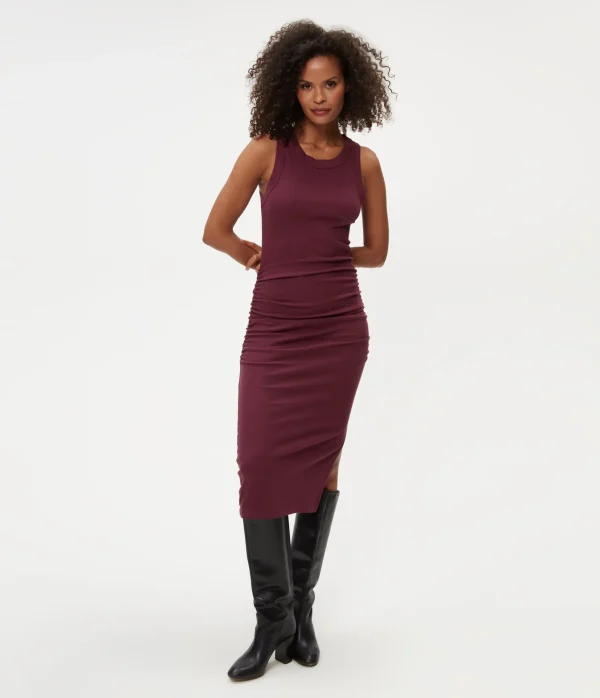 Michael Stars Wren Ribbed Midi Dress- Dresses | Midi Dresses