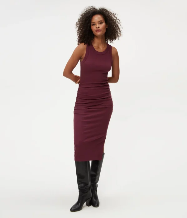 Michael Stars Wren Ribbed Midi Dress- Dresses | Midi Dresses