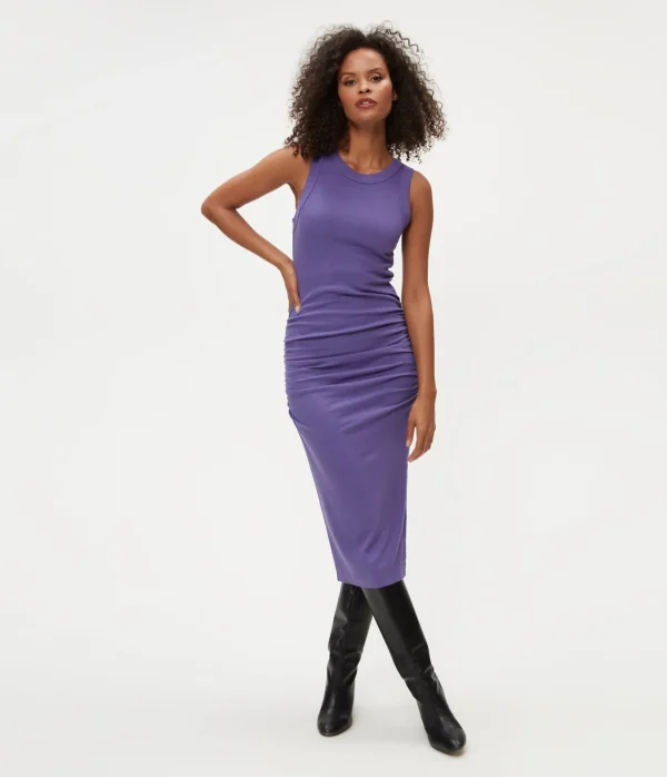 Michael Stars Wren Ribbed Midi Dress- Dresses | Midi Dresses