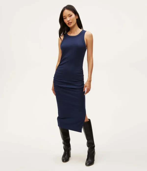 Michael Stars Wren Ribbed Midi Dress- Dresses | Midi Dresses