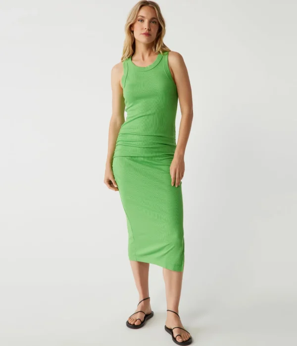 Michael Stars Wren Ribbed Midi Dress- Dresses | Midi Dresses