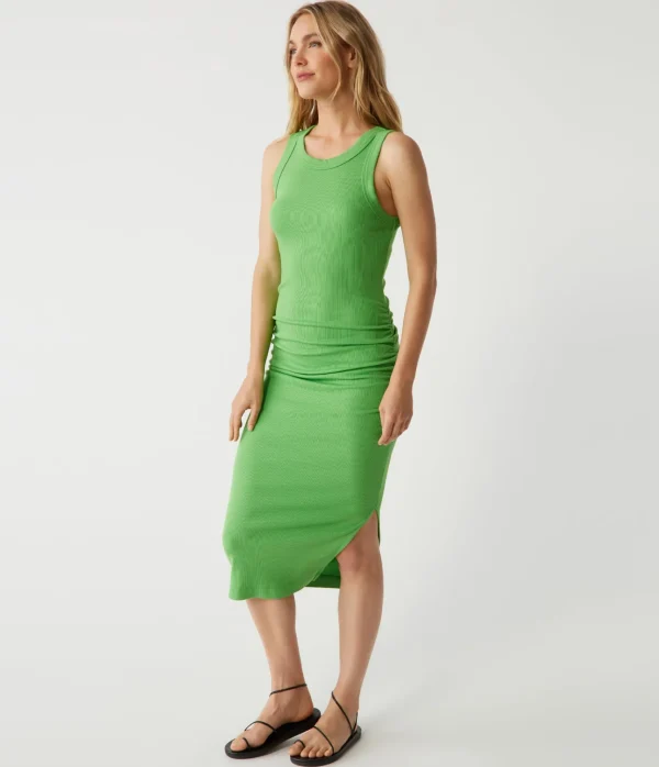 Michael Stars Wren Ribbed Midi Dress- Dresses | Midi Dresses