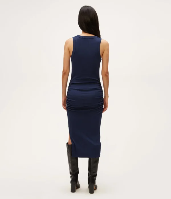 Michael Stars Wren Ribbed Midi Dress- Dresses | Midi Dresses