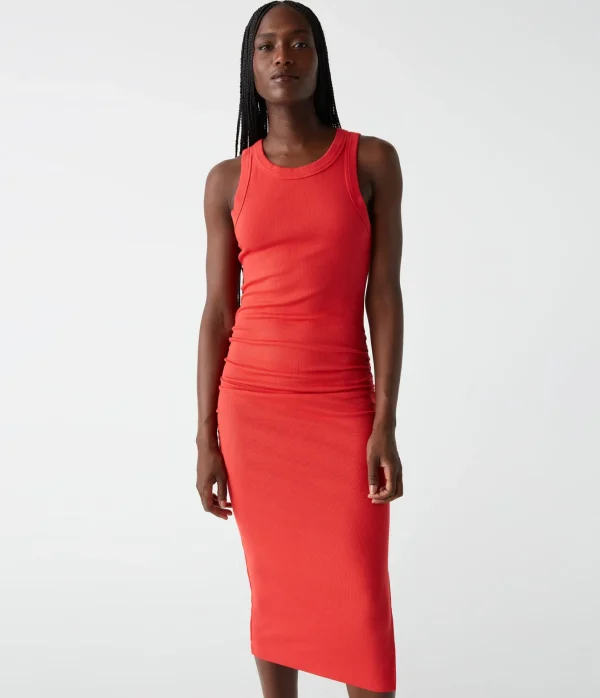 Michael Stars Wren Ribbed Midi Dress- Dresses | Midi Dresses
