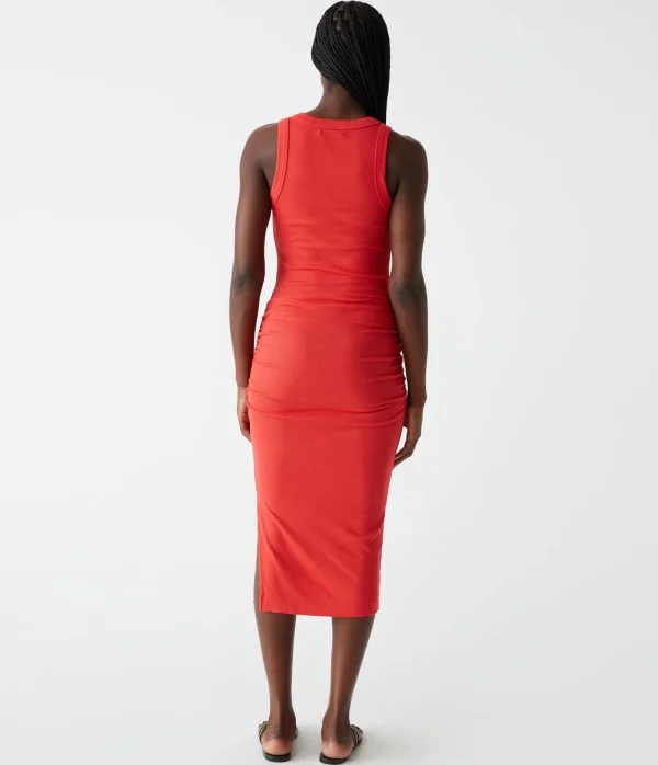 Michael Stars Wren Ribbed Midi Dress- Dresses | Midi Dresses