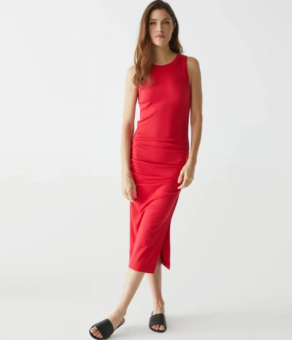 Michael Stars Wren Ribbed Midi Dress- Dresses | Midi Dresses