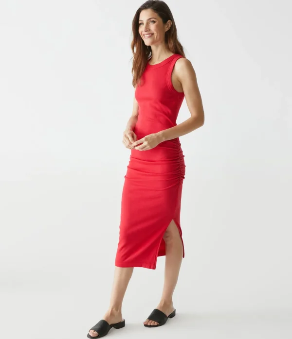 Michael Stars Wren Ribbed Midi Dress- Dresses | Midi Dresses
