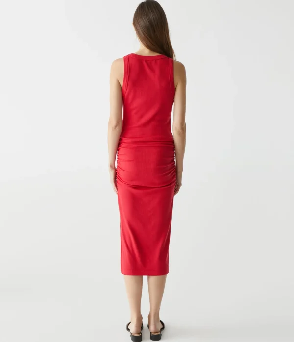 Michael Stars Wren Ribbed Midi Dress- Dresses | Midi Dresses