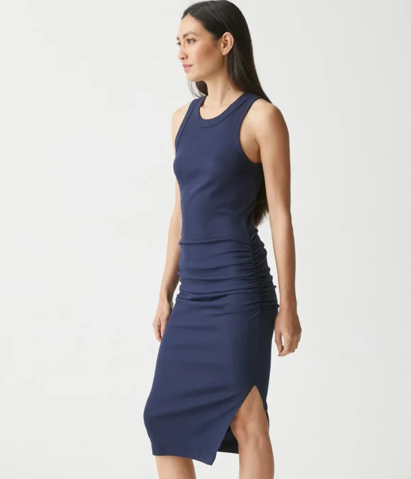 Michael Stars Wren Ribbed Midi Dress- Dresses | Midi Dresses