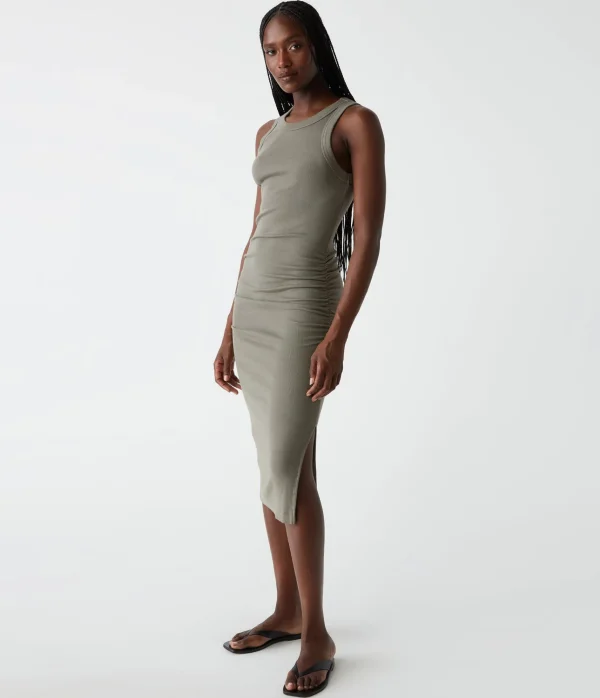 Michael Stars Wren Ribbed Midi Dress- Dresses | Midi Dresses
