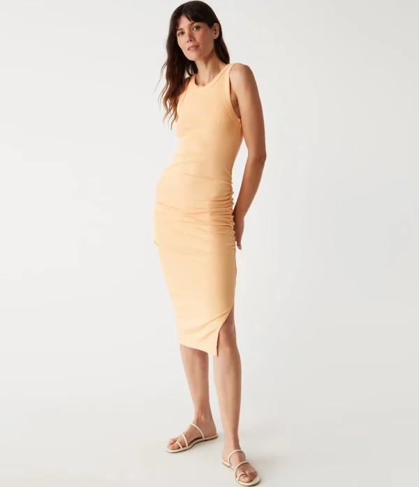 Michael Stars Wren Ribbed Midi Dress- Dresses | Midi Dresses