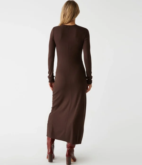 Michael Stars Yessenia Faux Wrap Midi Dress- Dresses | Midi Dresses