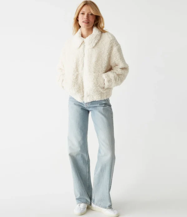 Michael Stars Ziggy Faux Shearling Jacket- Blazers, Jackets & Outerwear