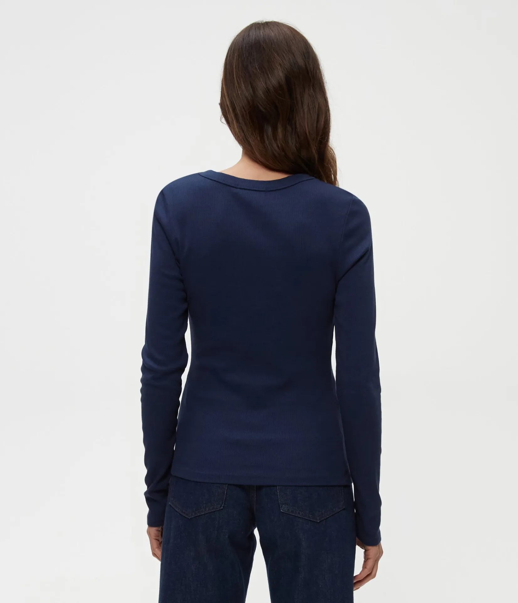 zola_ribbed_tee_100.webp Michael Stars Zola Ribbed Tee- T-Shirts | Ultra Rib T-Shirts