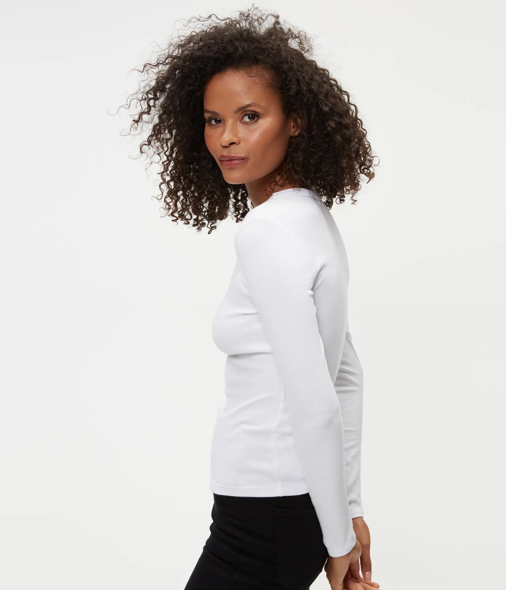 zola_ribbed_tee_19.webp Michael Stars Zola Ribbed Tee- T-Shirts | Ultra Rib T-Shirts