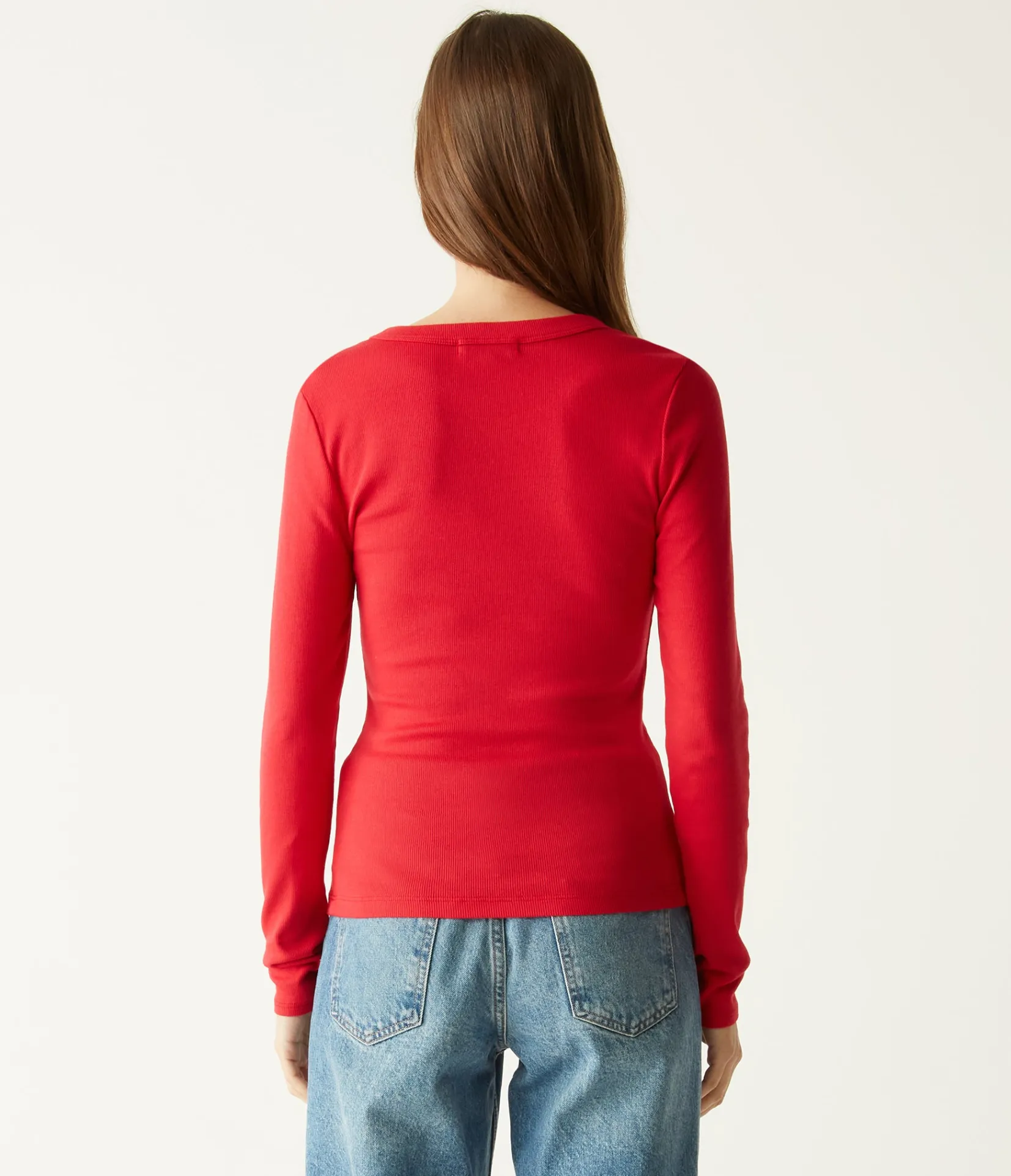 zola_ribbed_tee_24.webp Michael Stars Zola Ribbed Tee- T-Shirts | Ultra Rib T-Shirts