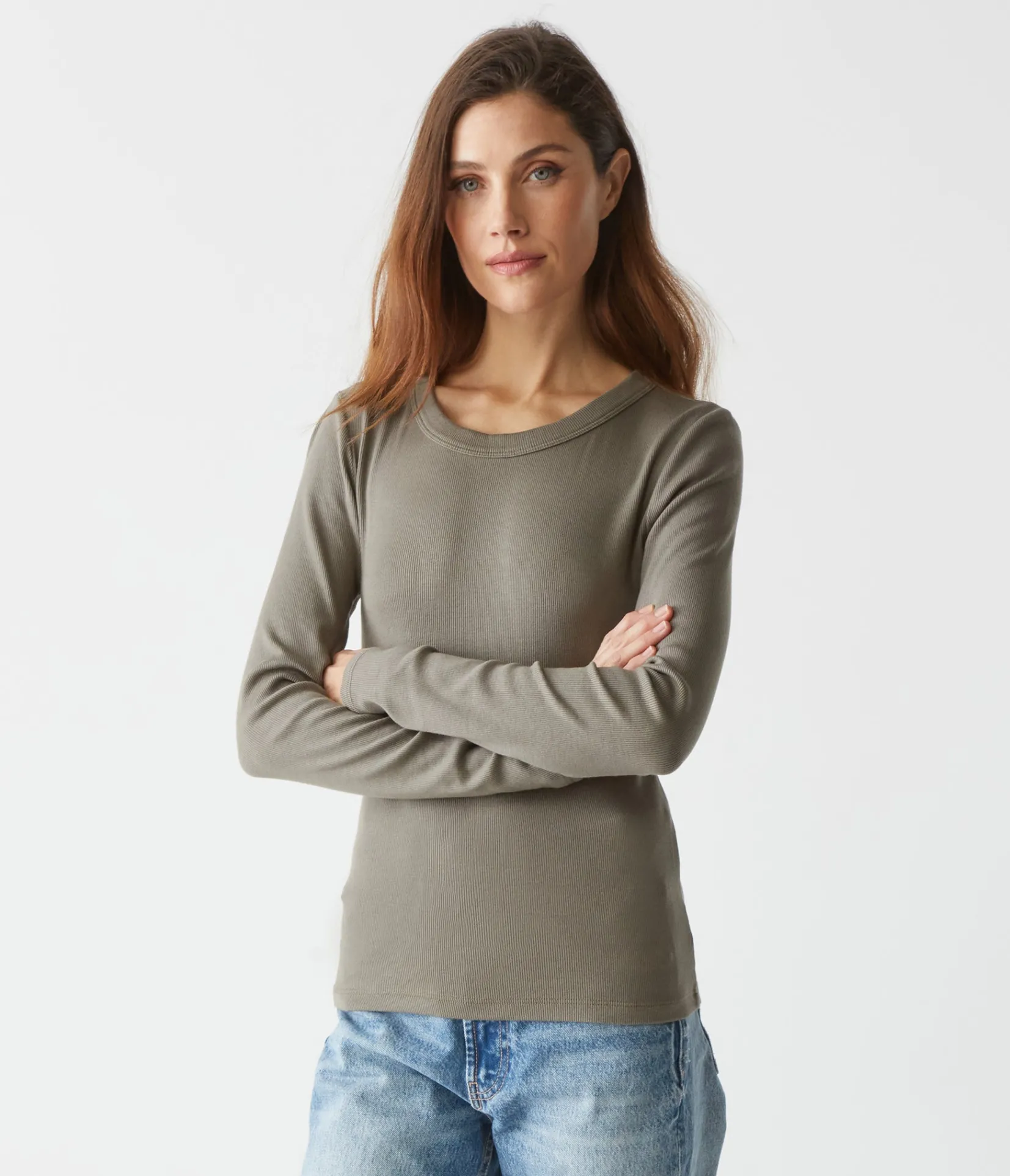 zola_ribbed_tee_35.webp Michael Stars Zola Ribbed Tee- T-Shirts | Ultra Rib T-Shirts