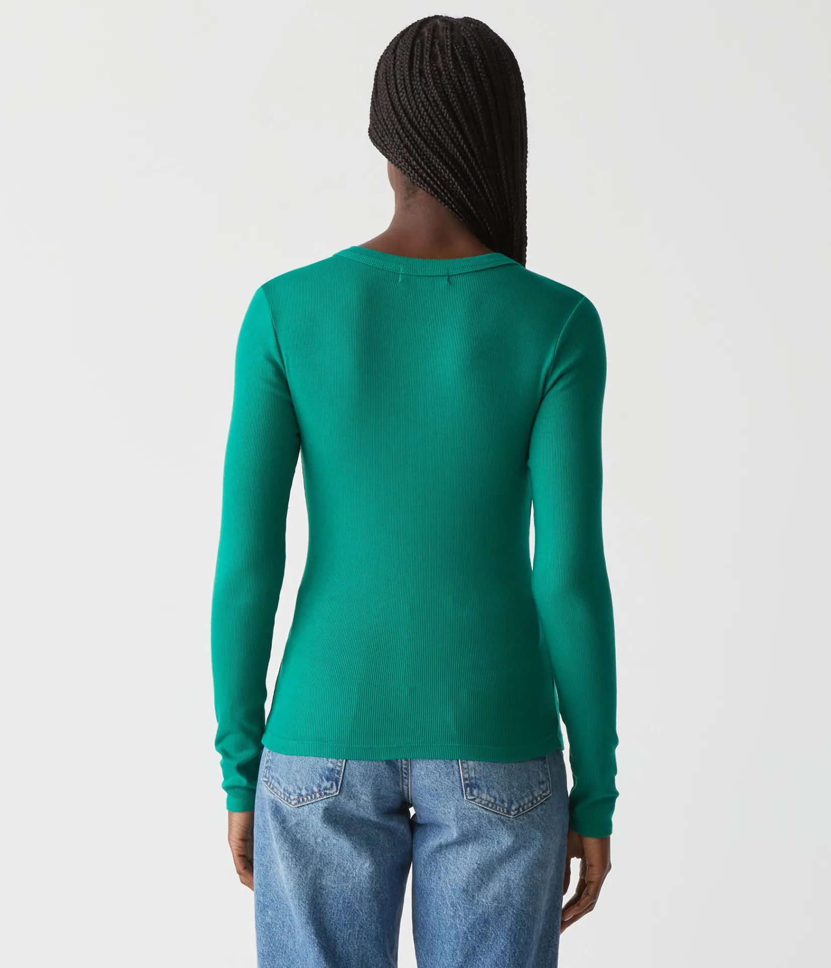 zola_ribbed_tee_40.webp Michael Stars Zola Ribbed Tee- T-Shirts | Ultra Rib T-Shirts