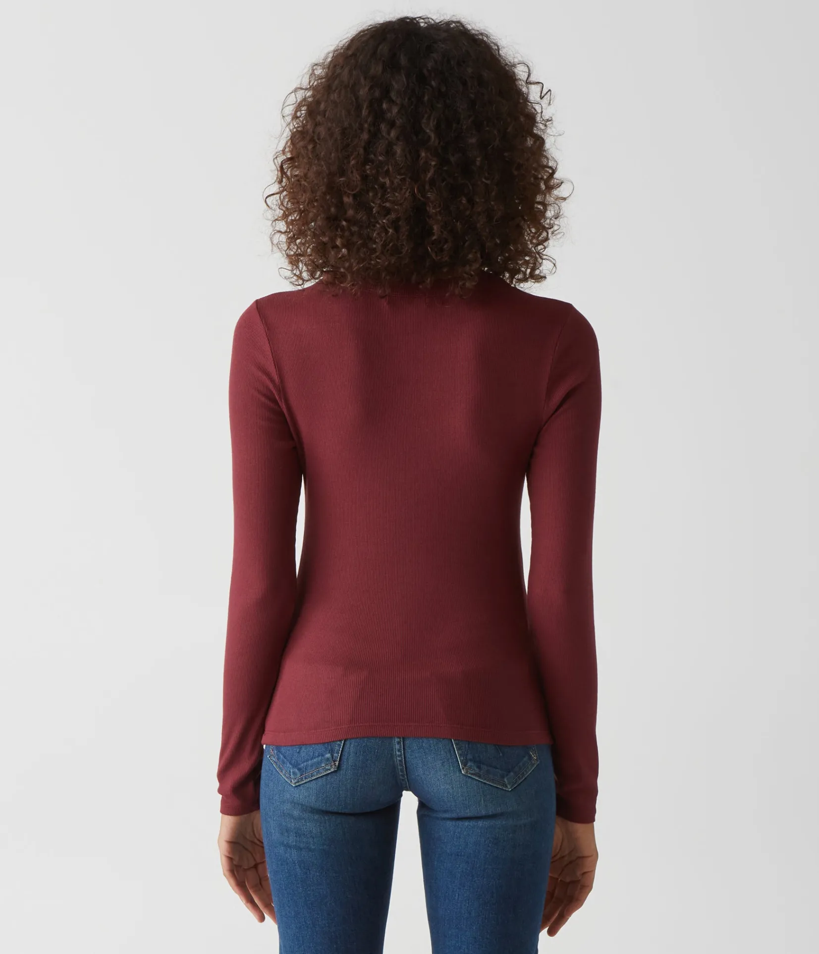 zola_ribbed_tee_48.webp Michael Stars Zola Ribbed Tee- T-Shirts | Ultra Rib T-Shirts