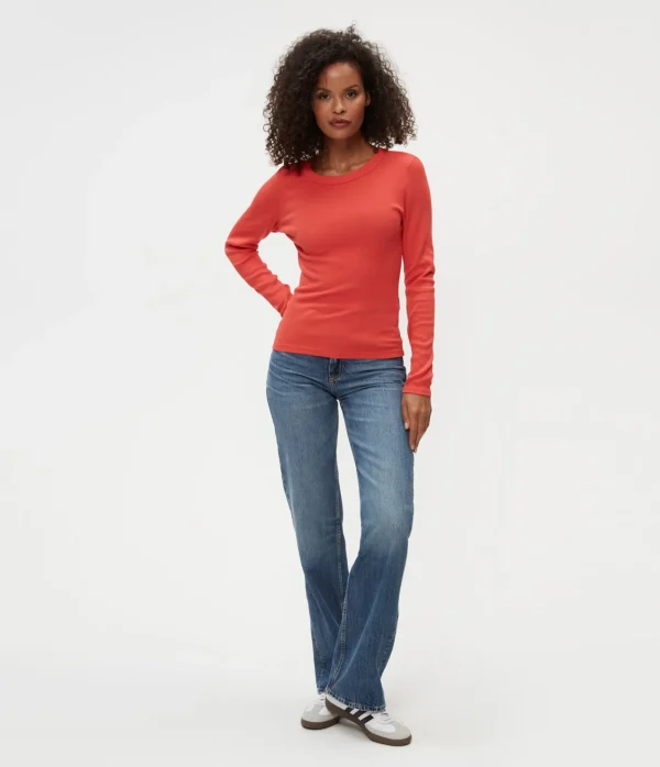Michael Stars Zola Ribbed Tee- T-Shirts | Ultra Rib T-Shirts
