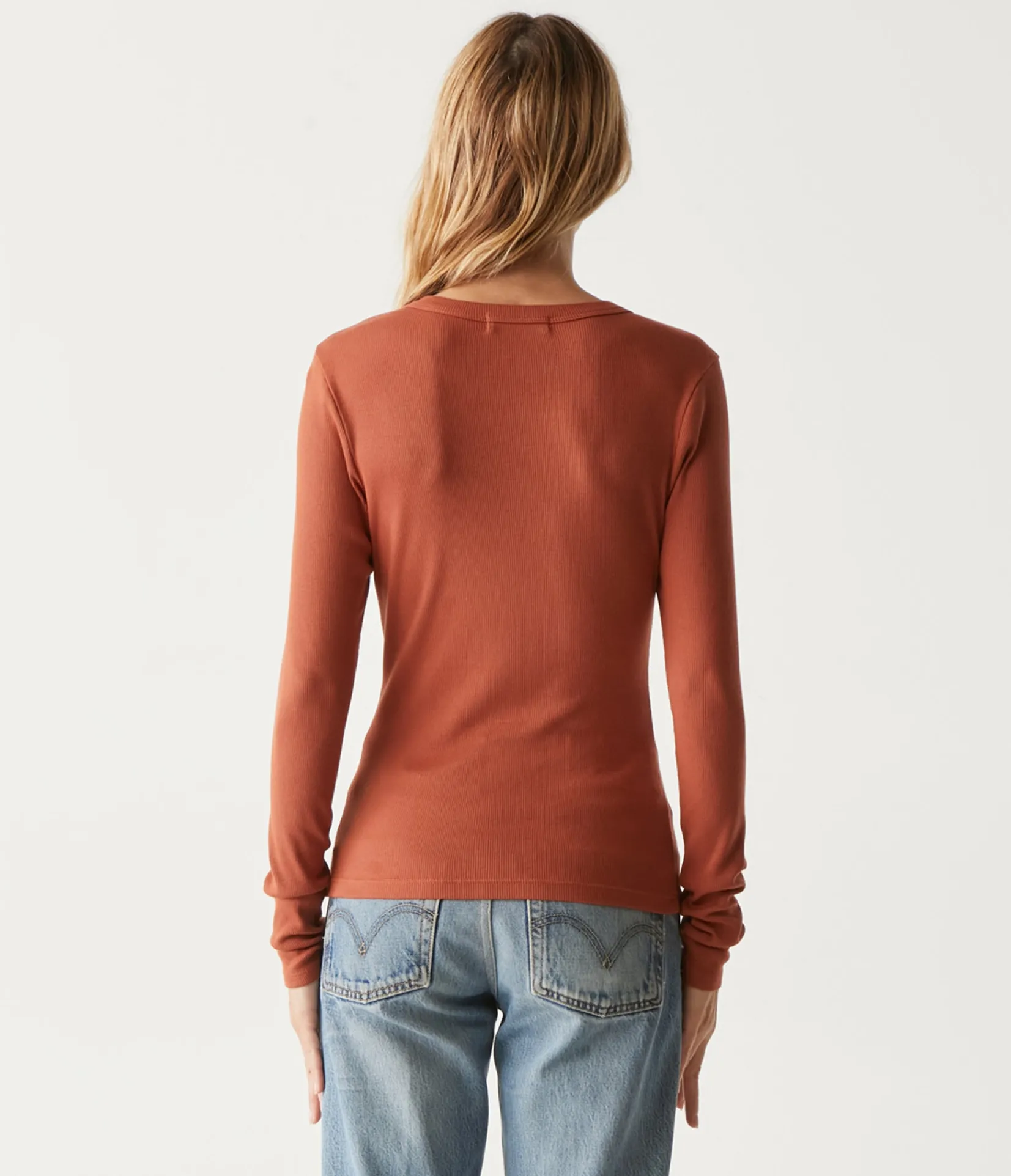 zola_ribbed_tee_56.webp Michael Stars Zola Ribbed Tee- T-Shirts | Ultra Rib T-Shirts