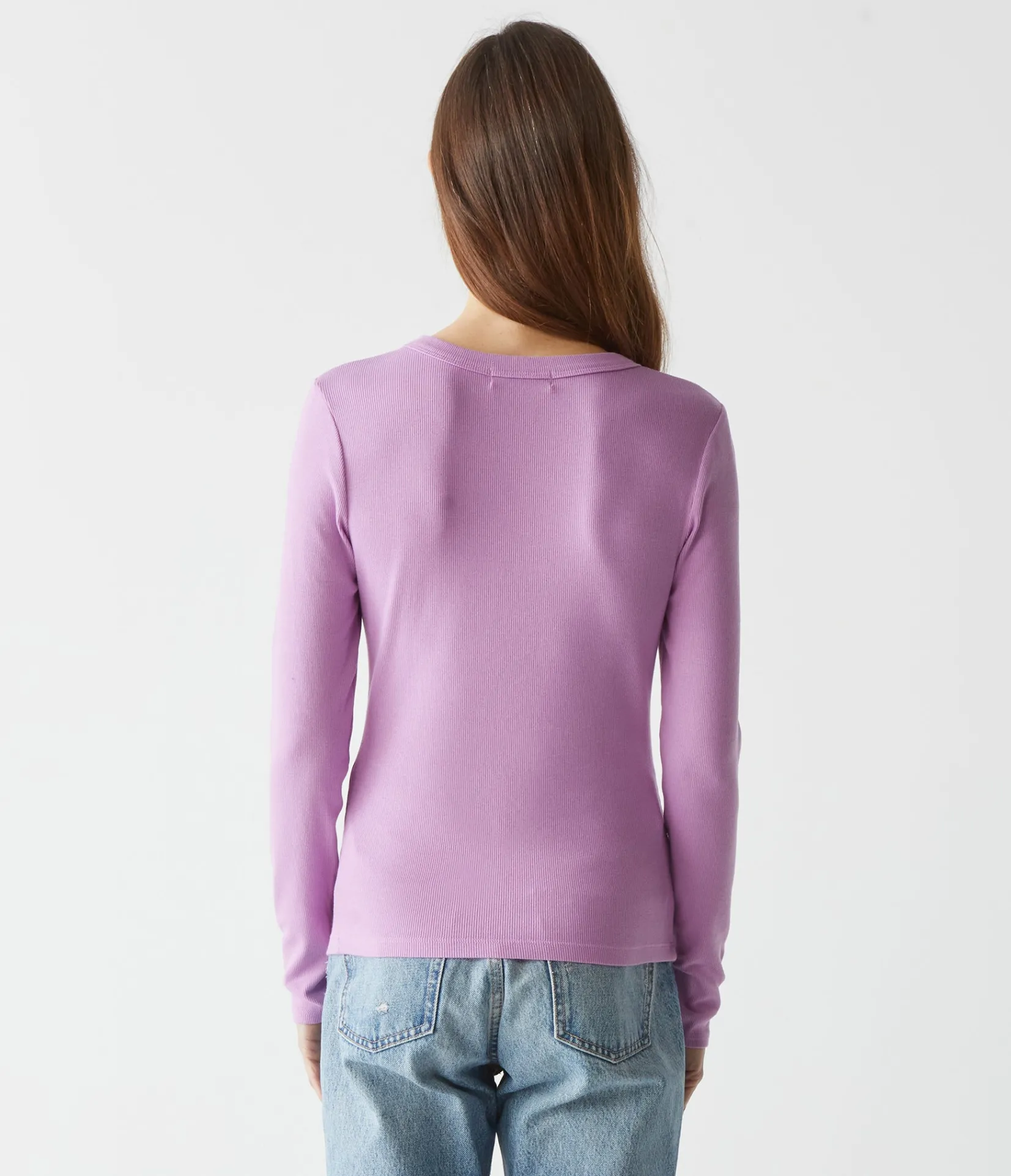 zola_ribbed_tee_64.webp Michael Stars Zola Ribbed Tee- T-Shirts | Ultra Rib T-Shirts
