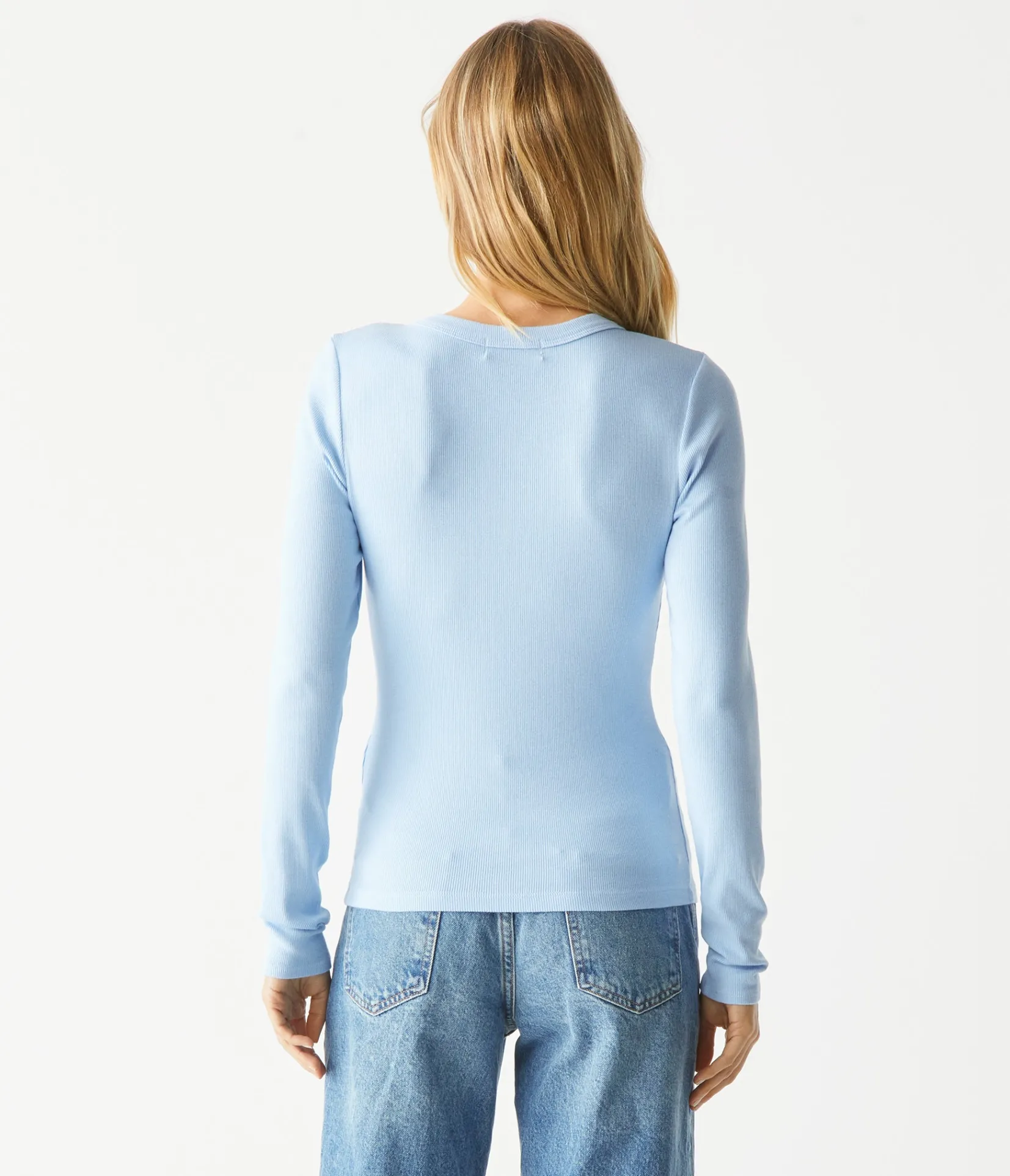 zola_ribbed_tee_68.webp Michael Stars Zola Ribbed Tee- T-Shirts | Ultra Rib T-Shirts