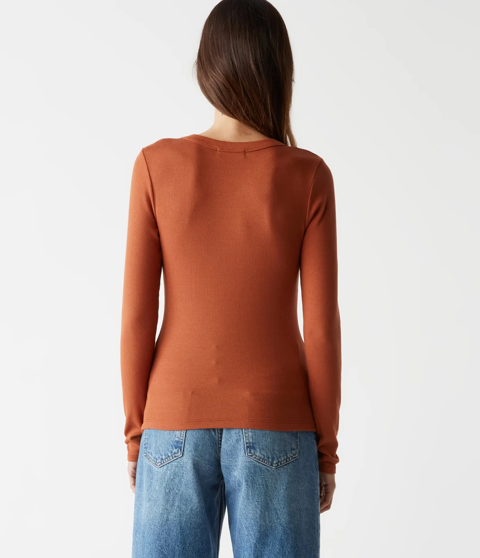 zola_ribbed_tee_76.webp Michael Stars Zola Ribbed Tee- T-Shirts | Ultra Rib T-Shirts