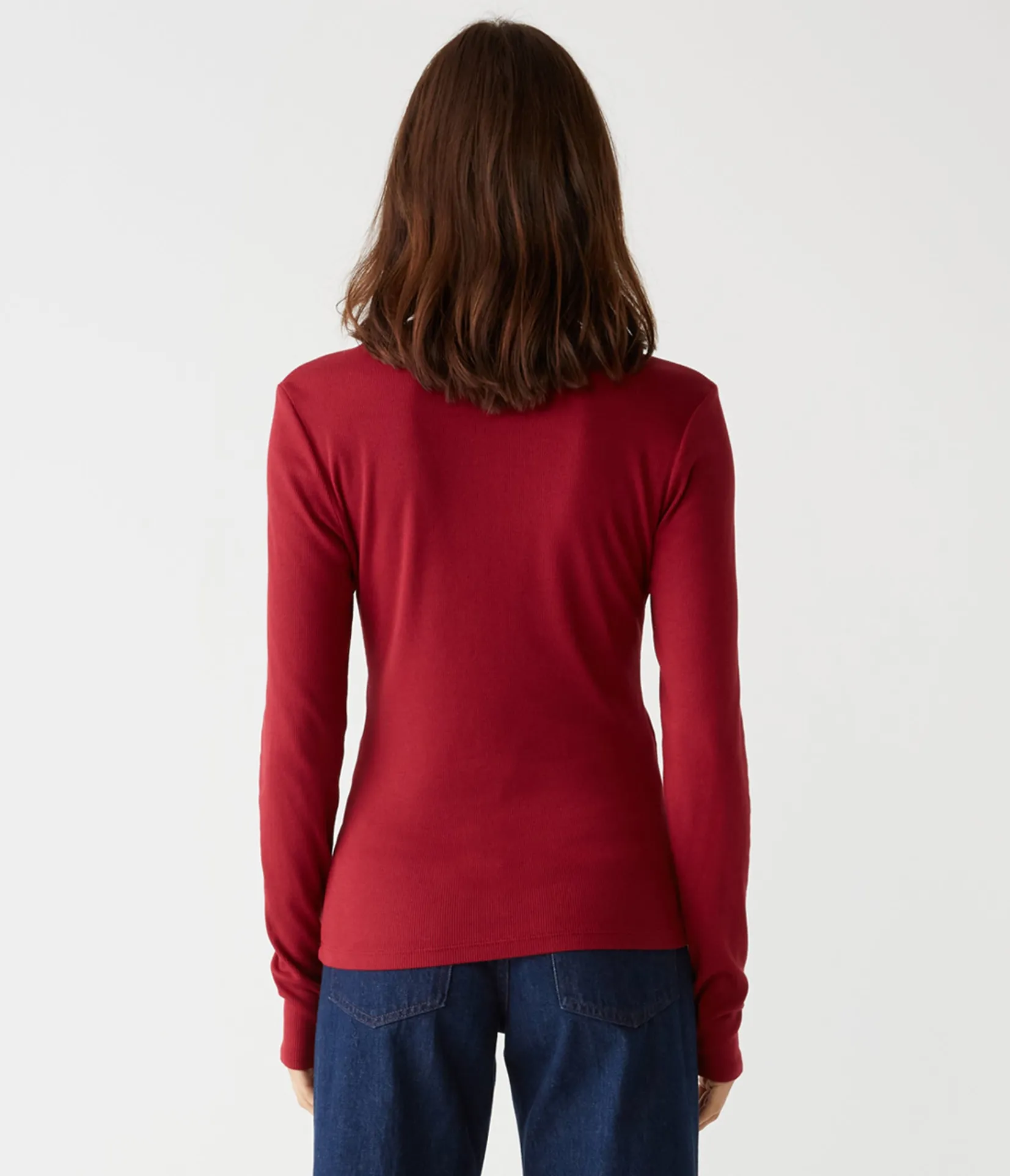zola_ribbed_tee_84.webp Michael Stars Zola Ribbed Tee- T-Shirts | Ultra Rib T-Shirts