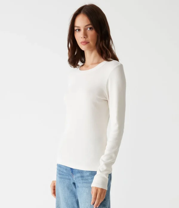 Michael Stars Zola Ribbed Tee- T-Shirts | Ultra Rib T-Shirts