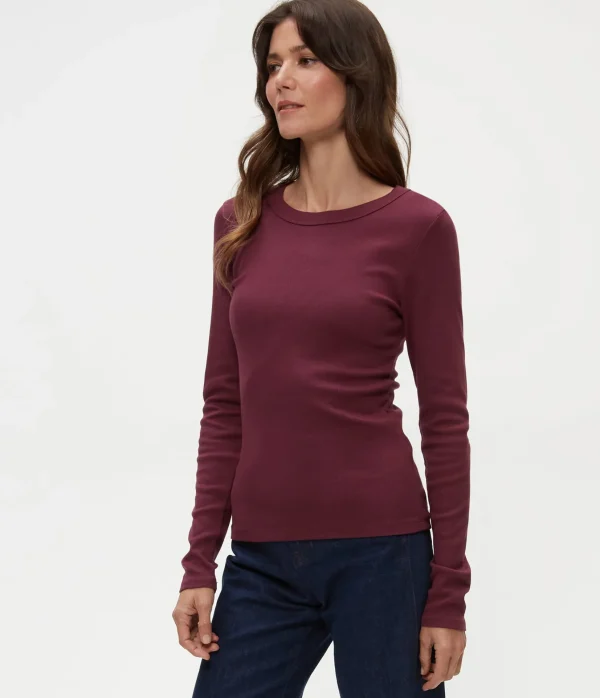 Michael Stars Zola Ribbed Tee- T-Shirts | Ultra Rib T-Shirts