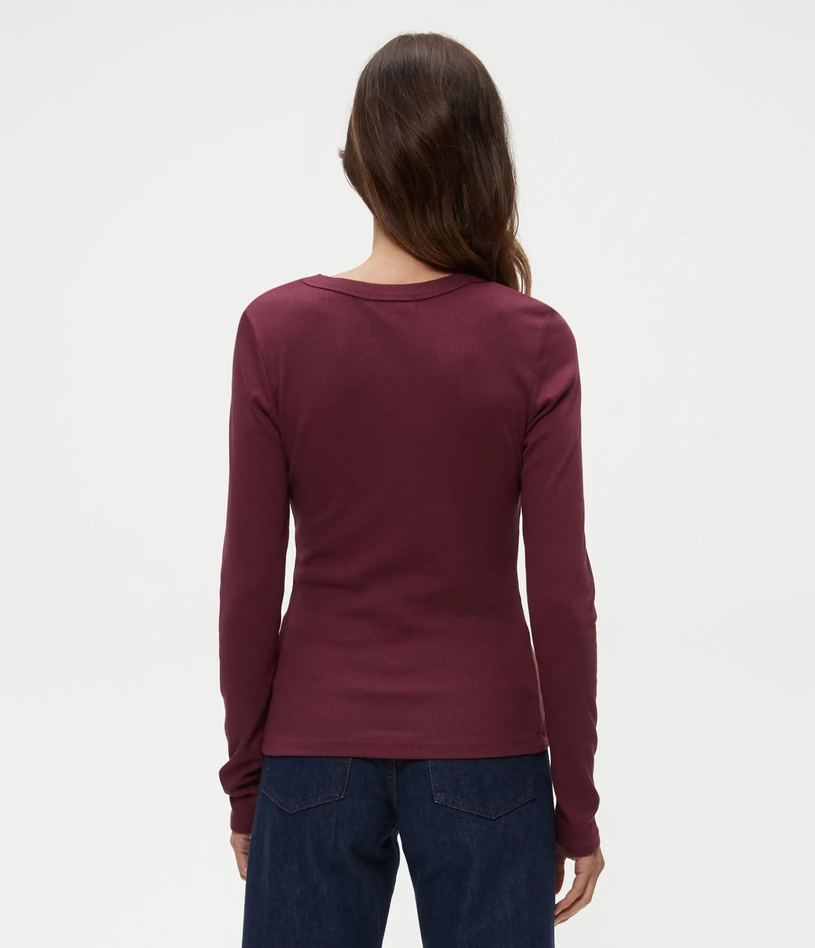 zola_ribbed_tee_92.webp Michael Stars Zola Ribbed Tee- T-Shirts | Ultra Rib T-Shirts