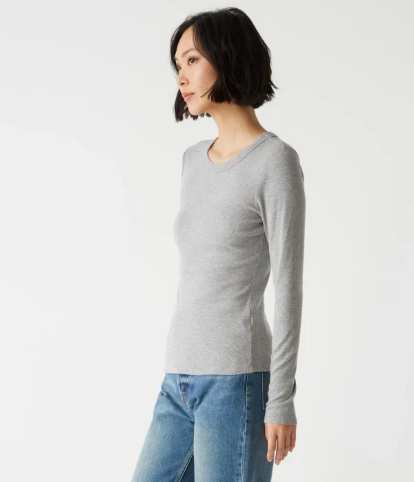 Michael Stars Zola Ribbed Tee- T-Shirts | Ultra Rib T-Shirts