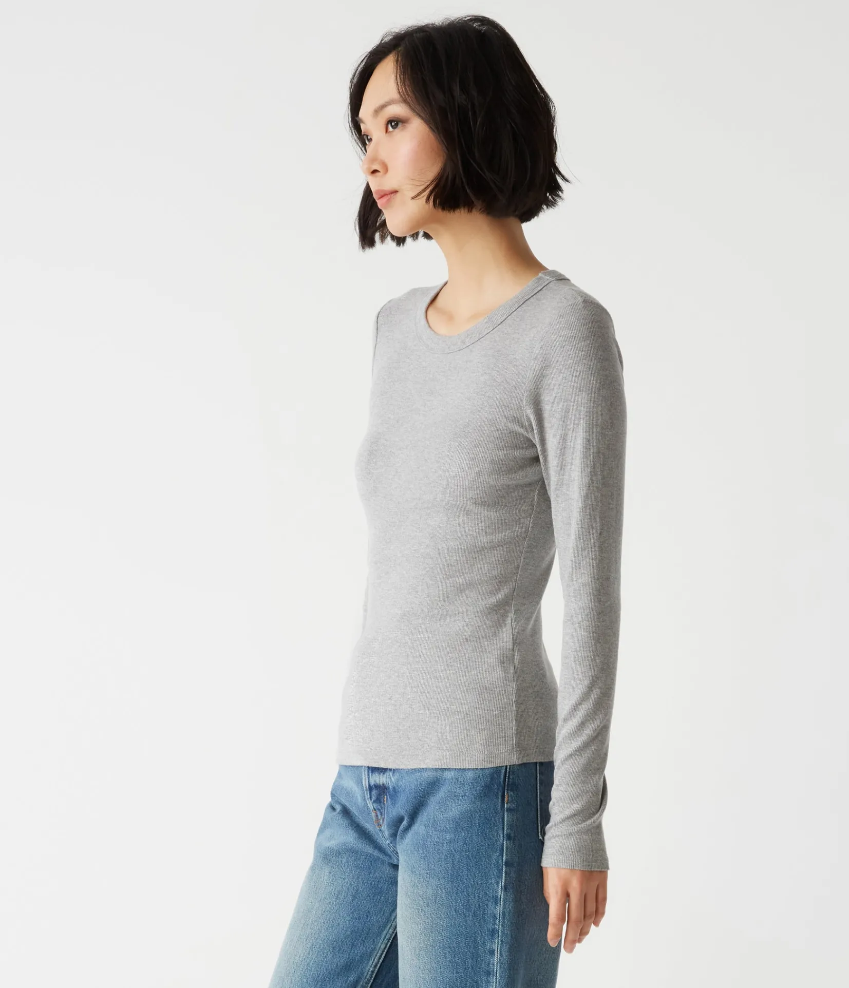 zola_ribbed_tee_95.webp Michael Stars Zola Ribbed Tee- T-Shirts | Ultra Rib T-Shirts