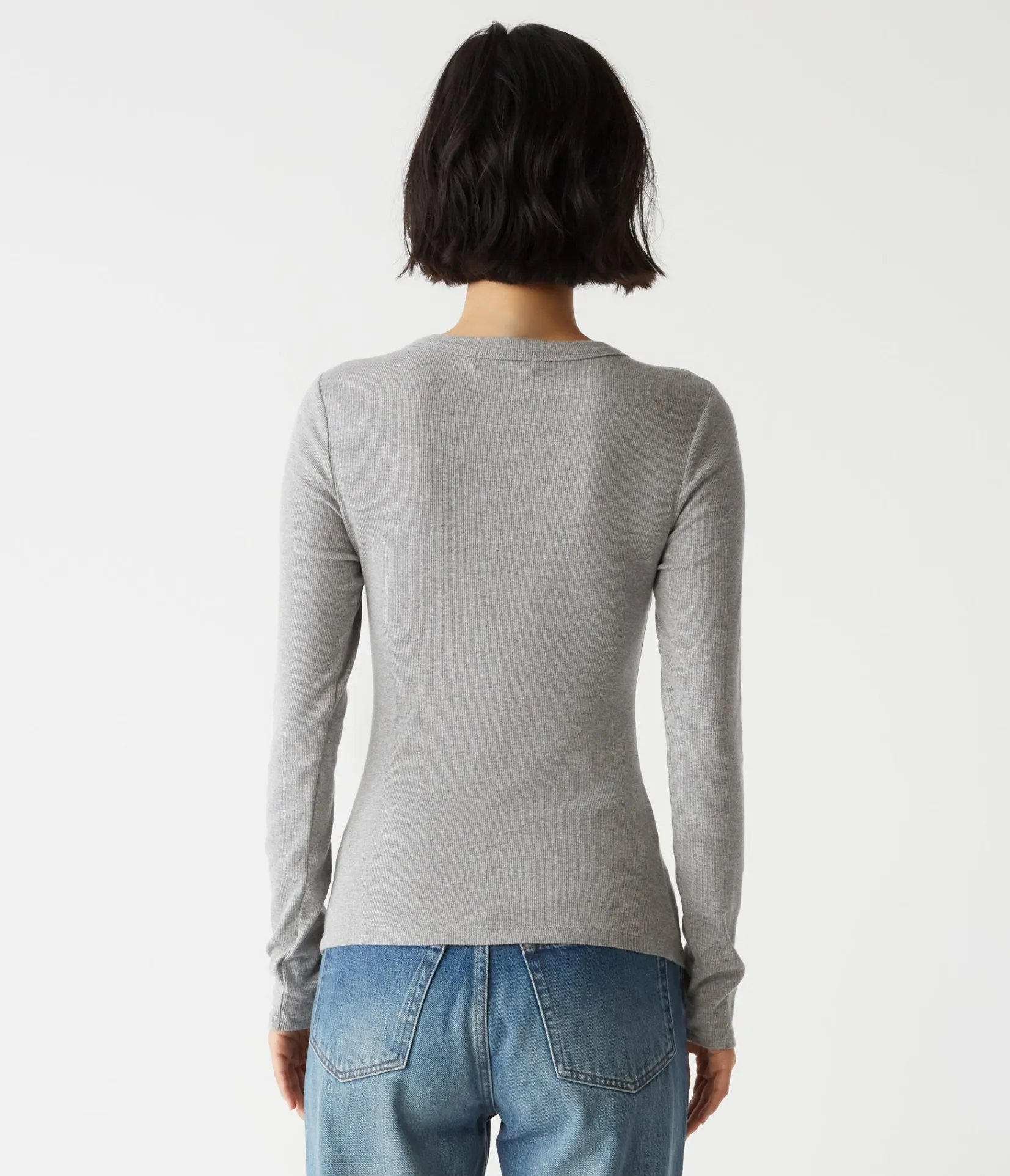 zola_ribbed_tee_96.webp Michael Stars Zola Ribbed Tee- T-Shirts | Ultra Rib T-Shirts